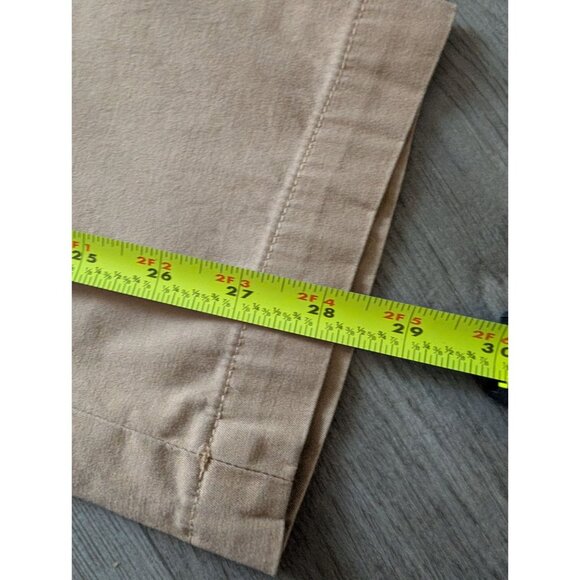 Talbots Womens Straight-Leg Chino Pants Size 6 Beige Cotton Blend - Picture 4 of 4